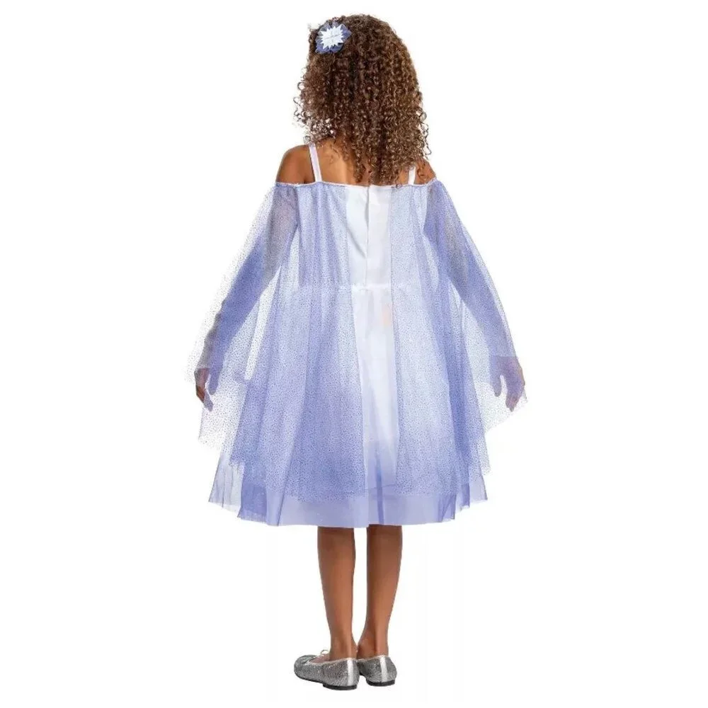 Disguise Disney Frozen Elsa Deluxe Light Up Halloween Costume Dress Headpiece